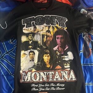 Reason Black Tony Montana Graphic Tee